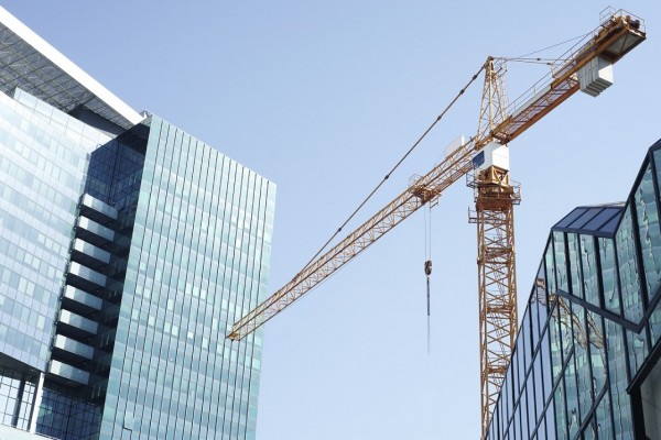 crane against city skyline | Kerry London Construction insurance